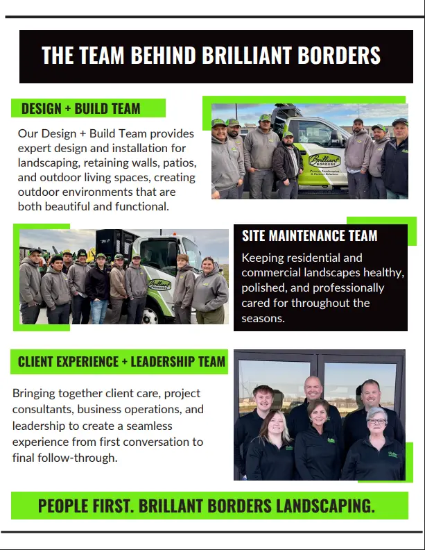 Newsletter for April 2026, for Brilliant Borders Landscaping