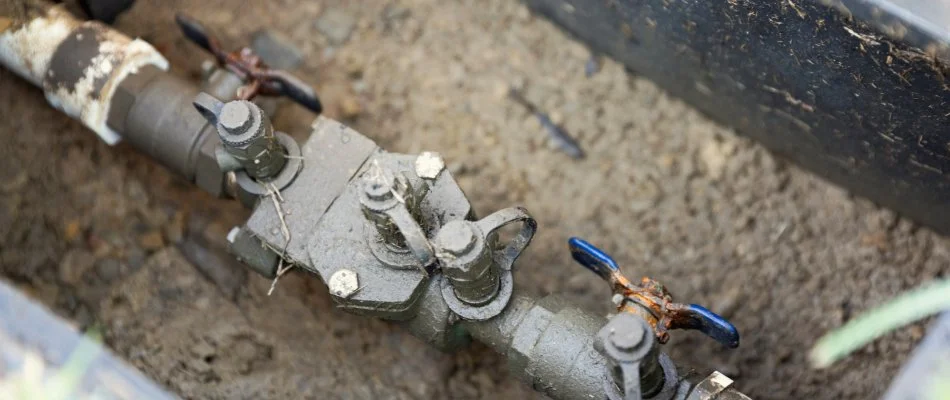 Backflow testing for an irrigation system in Waukee, IA.