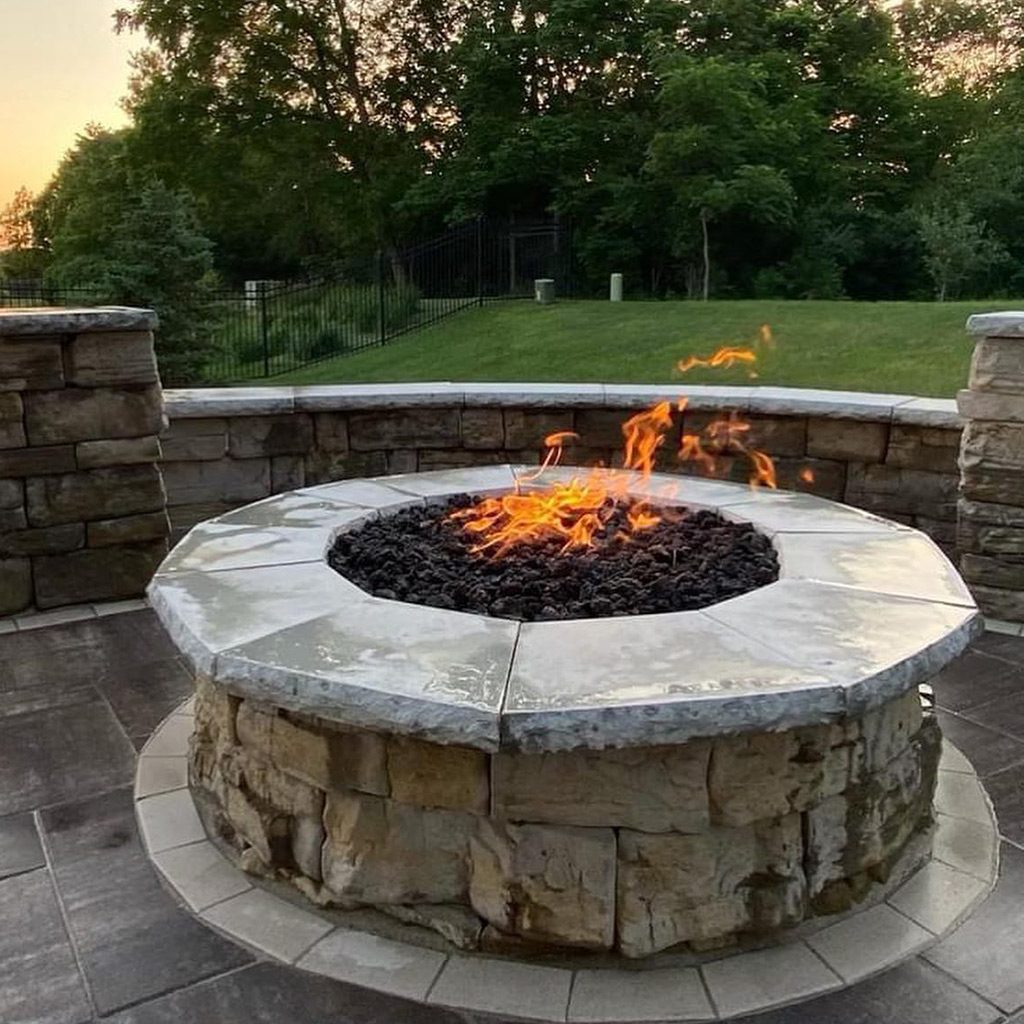 Fire pit in Waukee, IA.